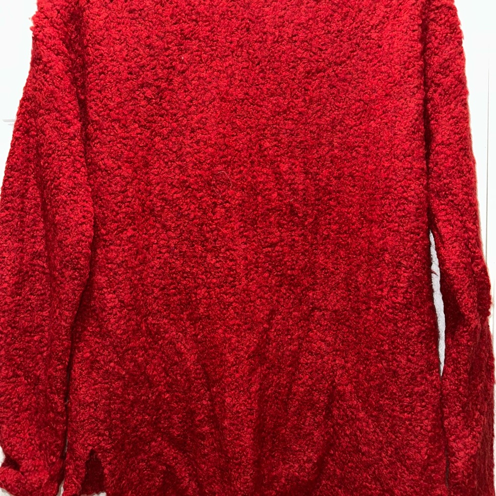 ATM Anthony Thomas Melillo Vibrant Red Crew Neck Sweater